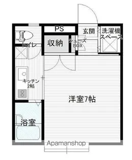 グレースコート【103号室】の間取り