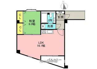 イーストヒルズ東香里【4階】の間取り