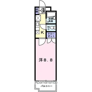 アメニティ別府【2階】の間取り