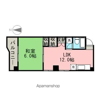 第7スカイビル【2階】の間取り