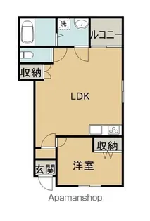 OPUS ONE生野町A【101号室】の間取り