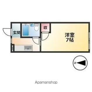 コーポ樹【2階】の間取り