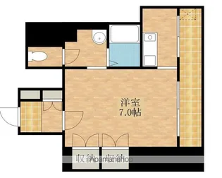 シルクルーム7番館【503号室】の間取り