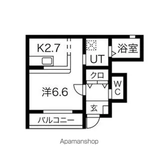 プロパティー長町A【1階】の間取り