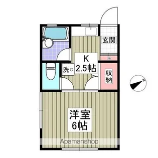 オレンジ・ハイツ【1階】の間取り