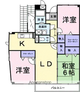 ユーフォルビア【4階】の間取り