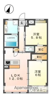 WINSⅡ(ウインズツー)【2階】の間取り