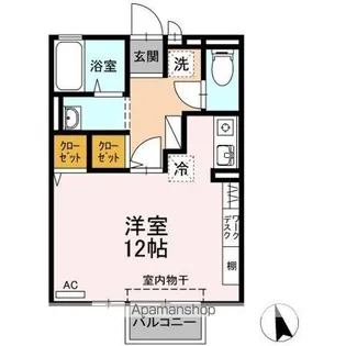 サンセリエ昭和【1階】の間取り