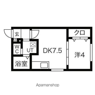 ラフィーネ南15条【5階】の間取り