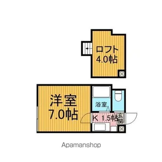 ヴィラージュ町田【1階】の間取り