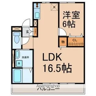 AST【101号室号室】の間取り