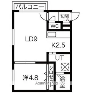 PREMIER CHITOSE(プルミエ千歳)【302号室】の間取り