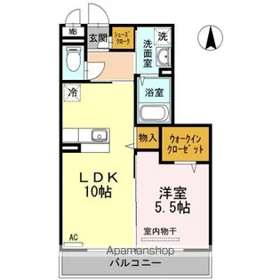 フォルテシモ【2階】の間取り