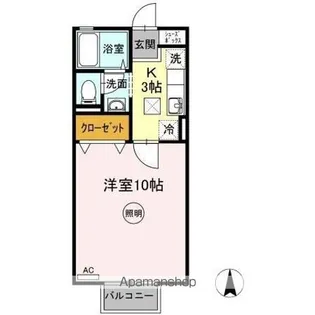 シャインポート屋島 E棟【1階】の間取り