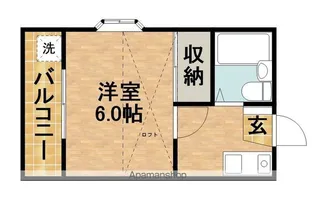 ガーデンコート早出【1階】の間取り