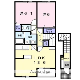 FAIN【2階】の間取り