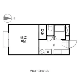 レピュート川合【1階】の間取り