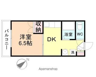 レブェール【107号室】の間取り