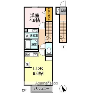 レクニルド春田【2階】の間取り