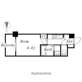 愛知県名古屋市中区金山5丁目【マンション】の間取り