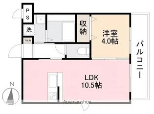 スミタスヴィラ瀬戸内東【2階】の間取り