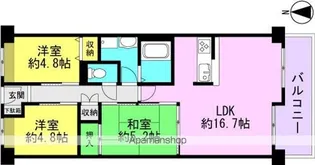 崇徳院ハイツ【N305号室】の間取り