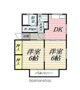 ビラマーサB【1階】の間取り
