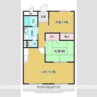 ルミエール松河戸【3階】の間取り