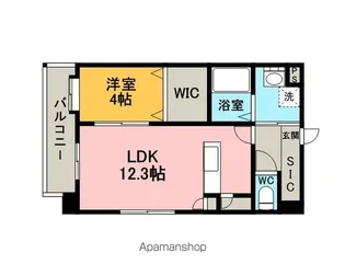 第11マルヤビル箱崎【2階】の間取り