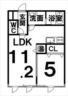 PARK HOUSE(パークハウス)【313号室】の間取り