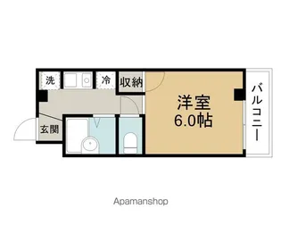 レークナウリバーⅡ【101号室】の間取り