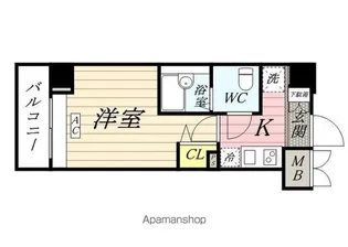 ワイズ ル・リオン東京墨田【6階】の間取り