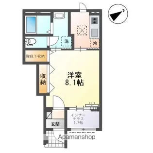 パーチ モリカミ【1階】の間取り