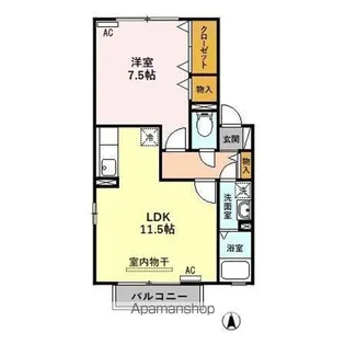 ドミール六条【2階】の間取り