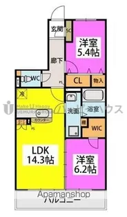 フェリクス【5階】の間取り