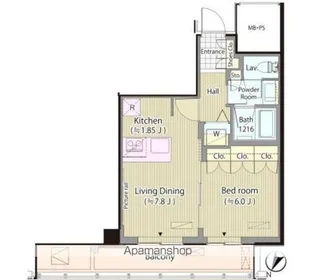 メルクマール京王笹塚レジデンス【15階】の間取り