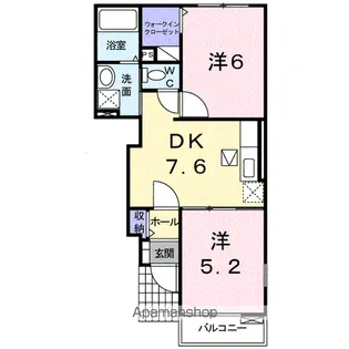 サンリット・ヴィラ【1階】の間取り