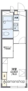 レオパレス浪華Ⅱ【102号室】の間取り