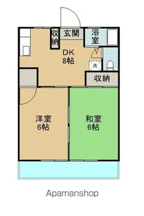 サニーハイム【1階】の間取り