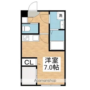 ハーモニーテラス城木町【3階】の間取り