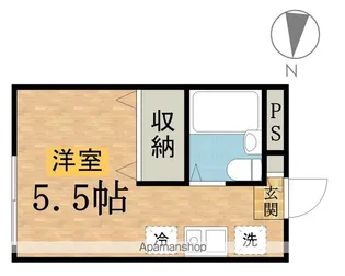 エステートピア和光5【402号室】の間取り