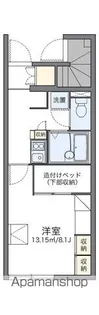 レオパレスBALZAC【1階】の間取り