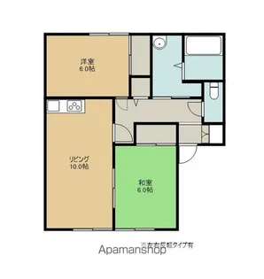 エクセル島崎【202号室】の間取り