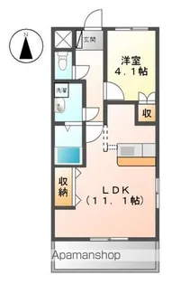 クリフ・リーベル壱番館【1階】の間取り