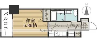 カーサヴェント南千住【6階】の間取り