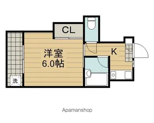 深大コーポ【2階】の間取り
