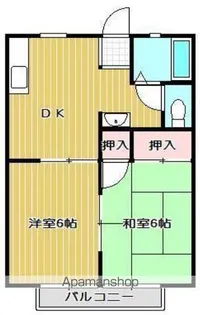 ふれ愛パナタウンB棟【B203号室】の間取り