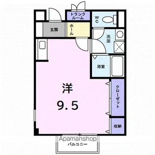 ブルークローバー【1階】の間取り
