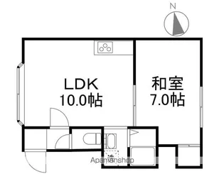 グレイスコート【103号室】の間取り
