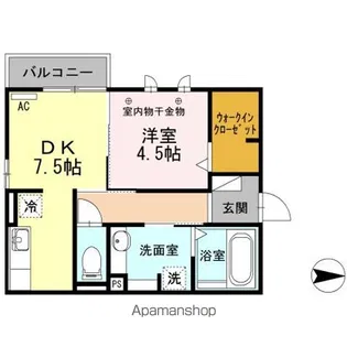 サンライフ A棟【2階】の間取り
